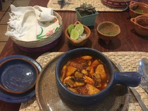 Pancita soup at Na Tlali in Mexico City