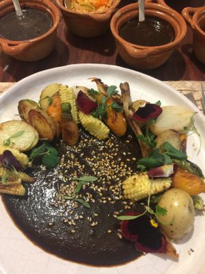 Mole at Na Tlali in Mexico City