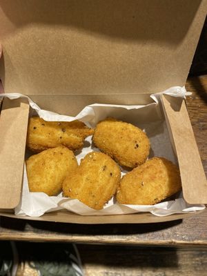 Jackfruit bites at LEON - Canary Wharf in London