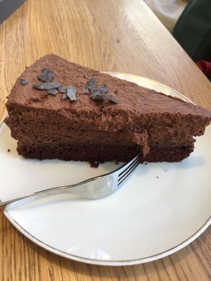 Chocolate mousse cake (3,90€) at Cafe Isla in Stuttgart
