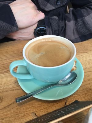 Coffee  at Cafe Isla in Stuttgart