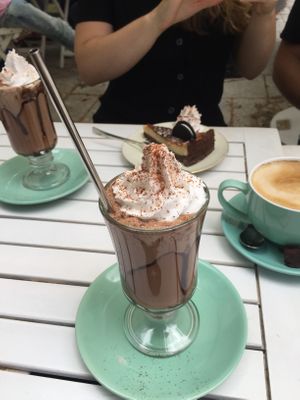 Iced chocolate and cookie cheese cake  at Cafe Isla in Stuttgart