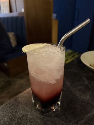 Sparkling drink  at BaganHood 蔬食餐酒館 in Taipei