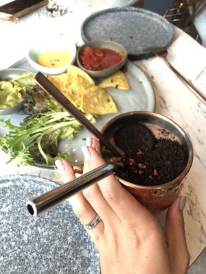 Oreo smoothie  at BaganHood 蔬食餐酒館 in Taipei