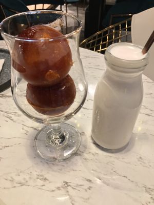 Thai tea - this is so good!! at BaganHood 蔬食餐酒館 in Taipei