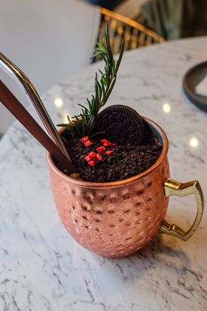 Oreo smoothie at BaganHood 蔬食餐酒館 in Taipei
