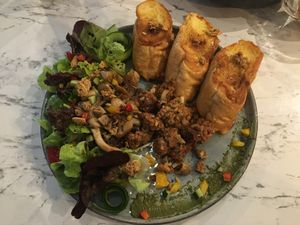 Brunch - bread pudding  at BaganHood 蔬食餐酒館 in Taipei