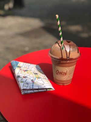 Chocolate milkshake at Quetzal in Antwerpen