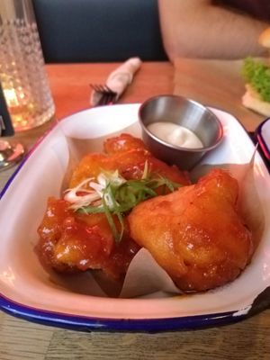 Cauliflower wings at BrewDog in Oslo