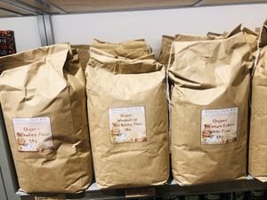 Bulk 20 kg organic flour at Scoop Wholefoods - Tanglin Mall in Central Singapore