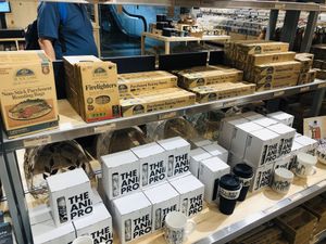 Reusable cups and environmentally responsible wrappings and packaging at Scoop Wholefoods - Tanglin Mall in Central Singapore