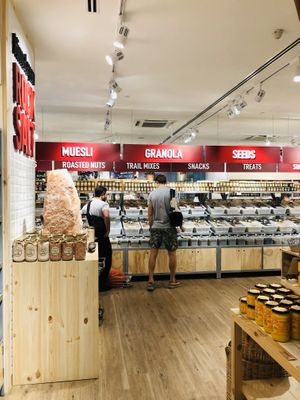 Entrance aisle  at Scoop Wholefoods - Tanglin Mall in Central Singapore
