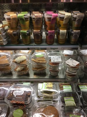 Vegan puddings  at Whole Foods Market - Cambie in Vancouver