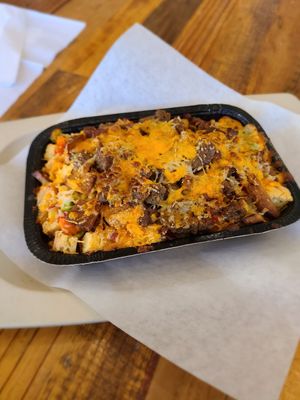 Vegan omelet bake at Sunflower Bakehouse in Nashville