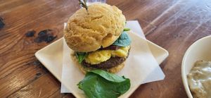 Breakfast sandwich at Sunflower Bakehouse in Nashville