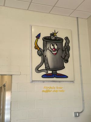 Cute nod to the former use of the building at Sunflower Bakehouse in Nashville