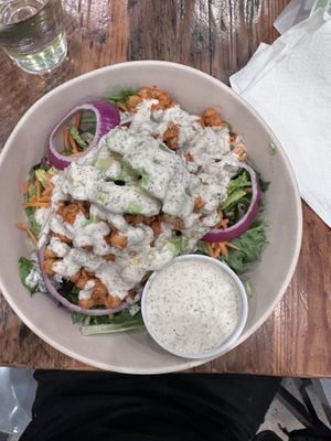 Buffalo Chickpea Salad  at Sunflower Bakehouse in Nashville