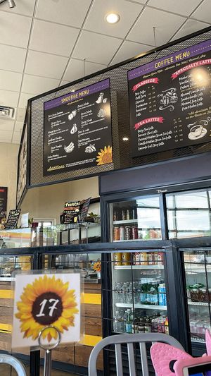 They have a whole food menu on the other side too!  at Sunflower Bakehouse in Nashville