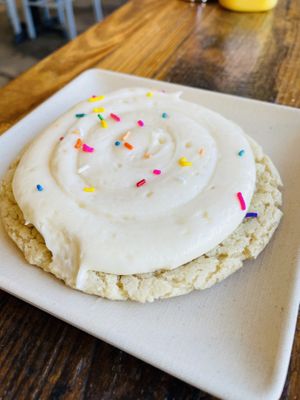Frosted Sugar cookie  at Sunflower Bakehouse in Nashville