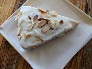 Vanilla almond scone at Sunflower Bakehouse in Nashville