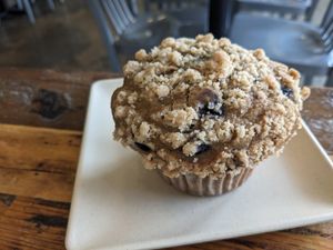 Blueberry muffin at Sunflower Bakehouse in Nashville
