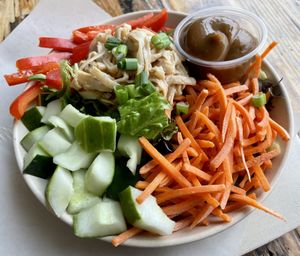 Thai noodle saladd  at Sunflower Bakehouse in Nashville