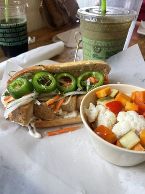 Banh mi  at Sunflower Bakehouse in Nashville