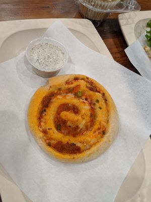 Pizza roll with ranch at Sunflower Bakehouse in Nashville