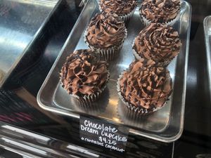 The chocolate cupcake!!!! at Sunflower Bakehouse in Nashville