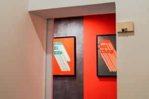 Ella Él Elle original artwork por Tábata Pardo at Romero Verde in Madrid