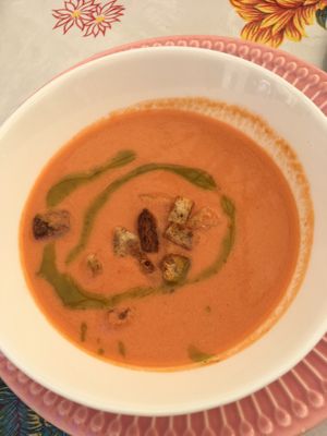 Gazpacho  at Romero Verde in Madrid