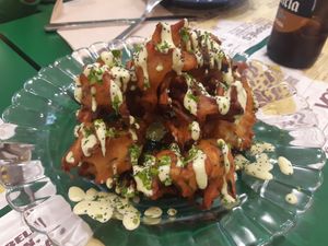 Buñuelos de calabacín at Romero Verde in Madrid