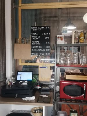 Menú of the day at Romero Verde in Madrid