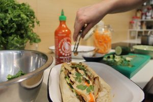 Bánh-Mì sandwich  at Romero Verde in Madrid