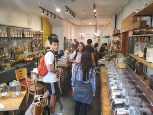 Inside the store at Pipoca Zero Waste Store in South West London