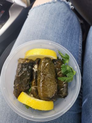 Stuffed grape vines at Balila in Oakleigh