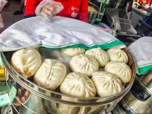 Vegan pau at Dough Magic 扑面而来 - Chinatown in Central Singapore