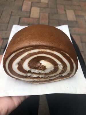 Chocolate bun  at Dough Magic 扑面而来 - Chinatown in Central Singapore