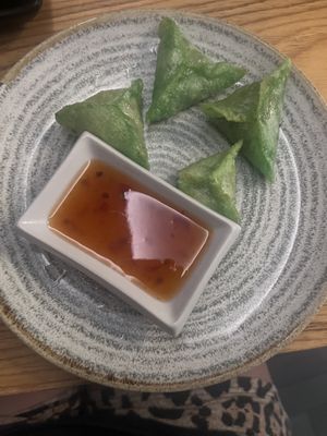 Veg Gyoza  at Misaki in Sorrento