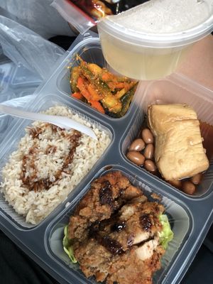 Chicken cutlet bento ( HA Period) only $5 at Daily Green 吉祥素 - Bedok in East Singapore
