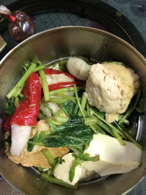 Ytf soup $5 at Daily Green 吉祥素 - Bedok in East Singapore