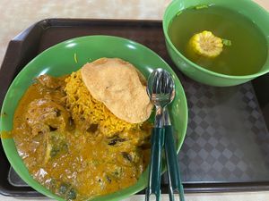 Soup separate on request only  at Daily Green 吉祥素 - Bedok in East Singapore