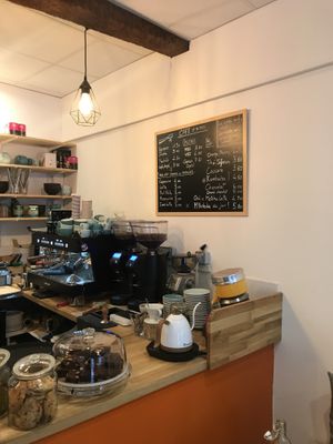 menu at Virgule in Toulouse