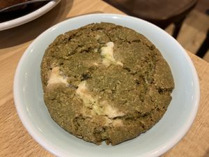 Cookie matcha   at Virgule in Toulouse