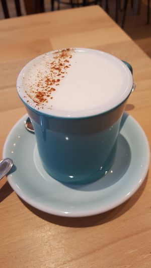 Chai latte at Virgule in Toulouse