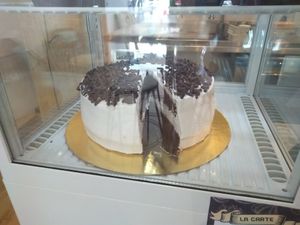 Foret noire (vegan) from another baker at Virgule in Toulouse
