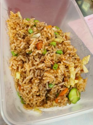Petai fried rice ~ Circuit Breaker Period Phase 2 at K Tree 康妙素食馆 in Central Singapore