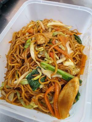 Hongkong Fried Noodle ~ at K Tree 康妙素食馆 in Central Singapore