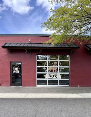 Storefront  at Bo's Falafel Bar in Bend