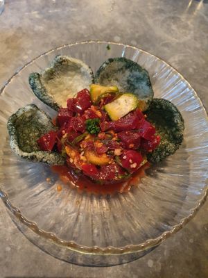 Beet Poke at Wildseed in San Francisco